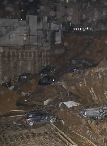 Rome, Via Lattanzio, collapses the road to the Balduina