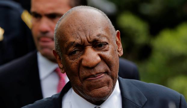 Actor and comedian Bill Cosby departs after the fourth day of Cosby