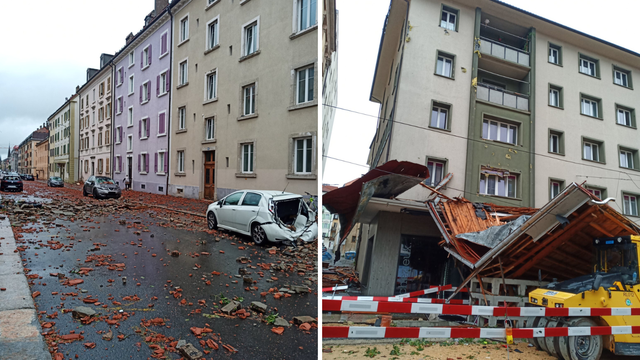 Jedan poginuli, više ozlijeđenih u oluji u Švicarskoj. Olujno nevrijeme na sjeveru Italije