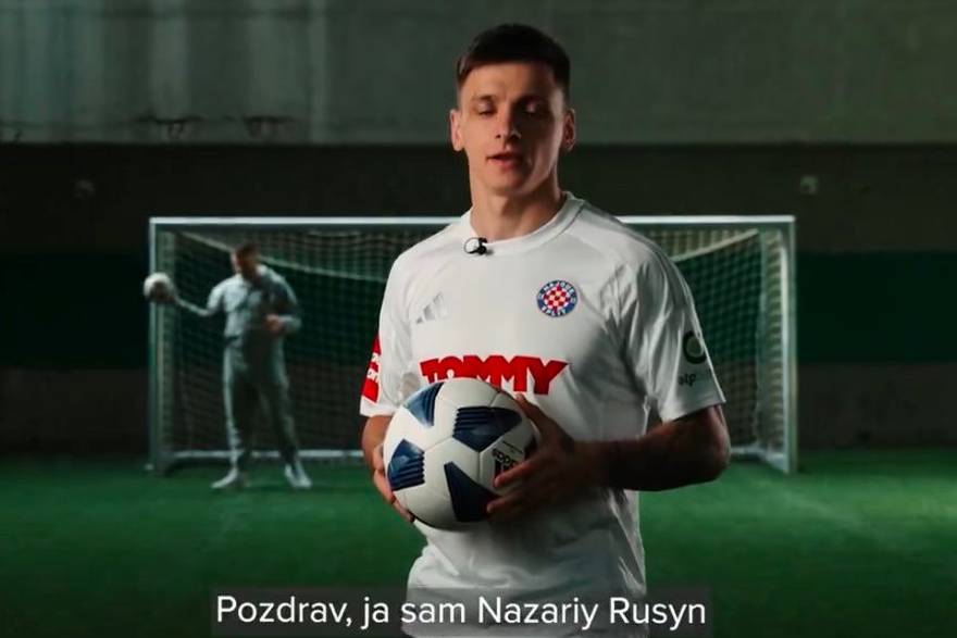 Hajduk predstavio Nazarija Rusina