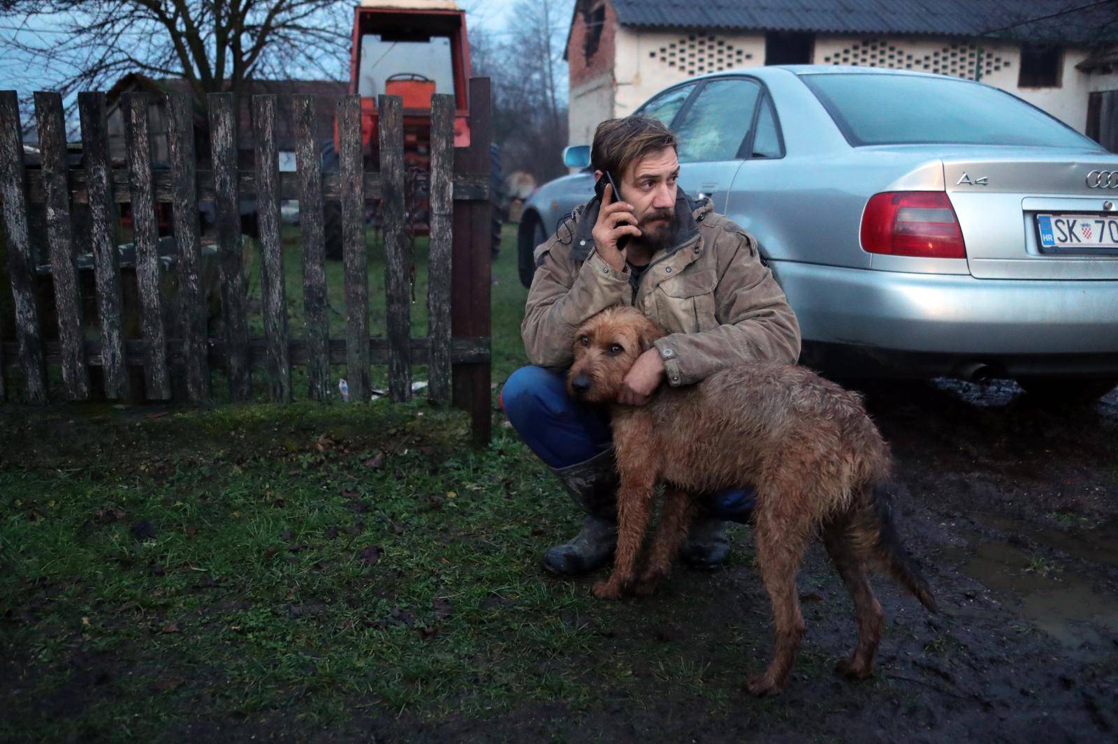 Posljedice potresa u selu Majska Poljana