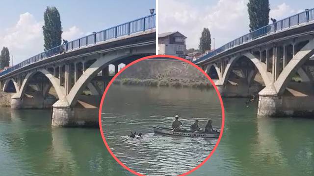 Ovo nije humano: Psa je bacio u rijeku Cetinu s mosta u Trilju