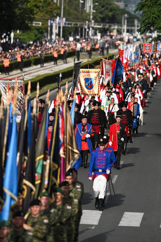 Zagreb: Svečani vojni mimohod u povodu 30 godina VRO Oluja