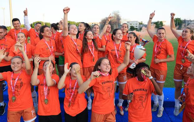 Nogometašice Agrama prvi put u povijesti osvojile naslov prvakinja Hrvatske