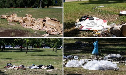 FOTO Smeće i odbačena hrana su posvuda. Pogledajte kako Bundek izgleda ovog petka...