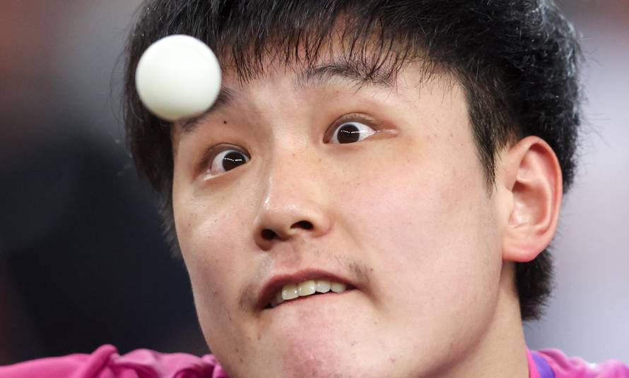 WTT Contender Zagreb 2025., finale muški, Tomokazu Harimoto, Japan - Chen Yuanyu, Kina.