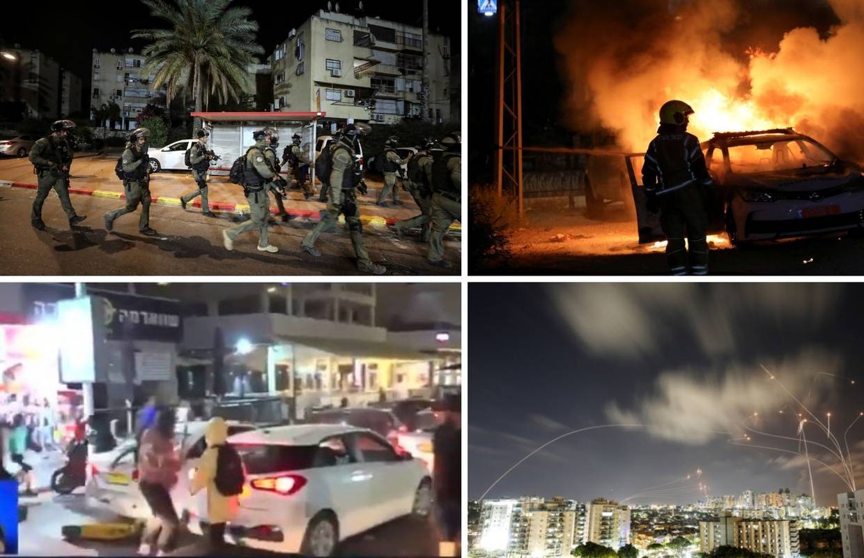Potpuni kaos u Izraelu: Palež i neredi na ulicama, raste strah od rata, u Gazi 65 poginulih
