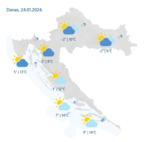 Temperaturni šok! Prvo smo se smrzavali na -10, sad će biti +15!