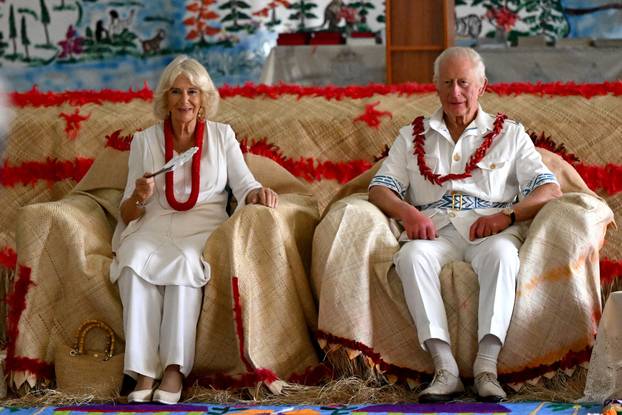 Britain's King Charles and Queen Camilla visit Samoa