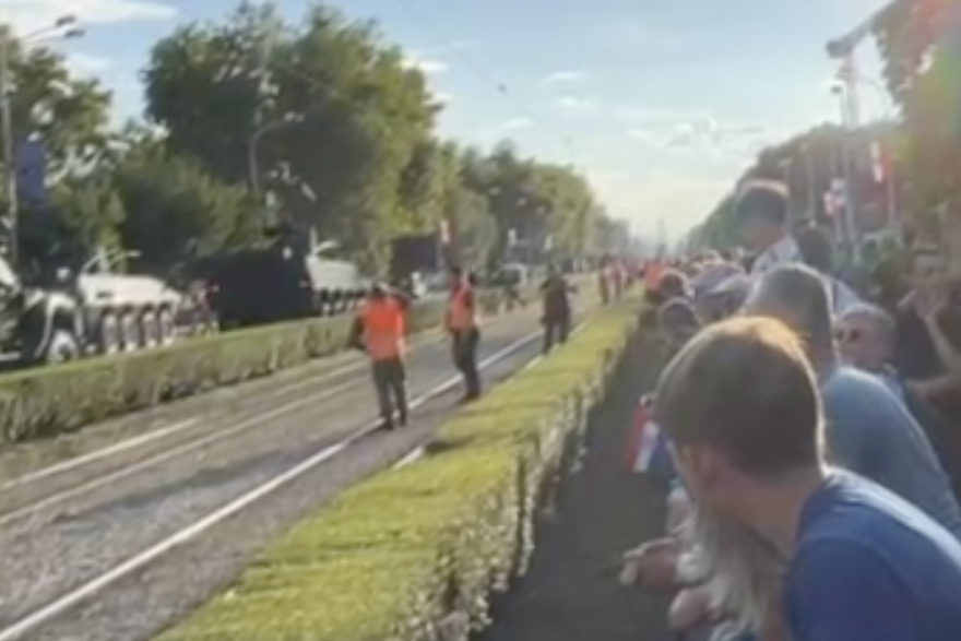 Incident u Vukovarskoj ulici tijekom mimohoda