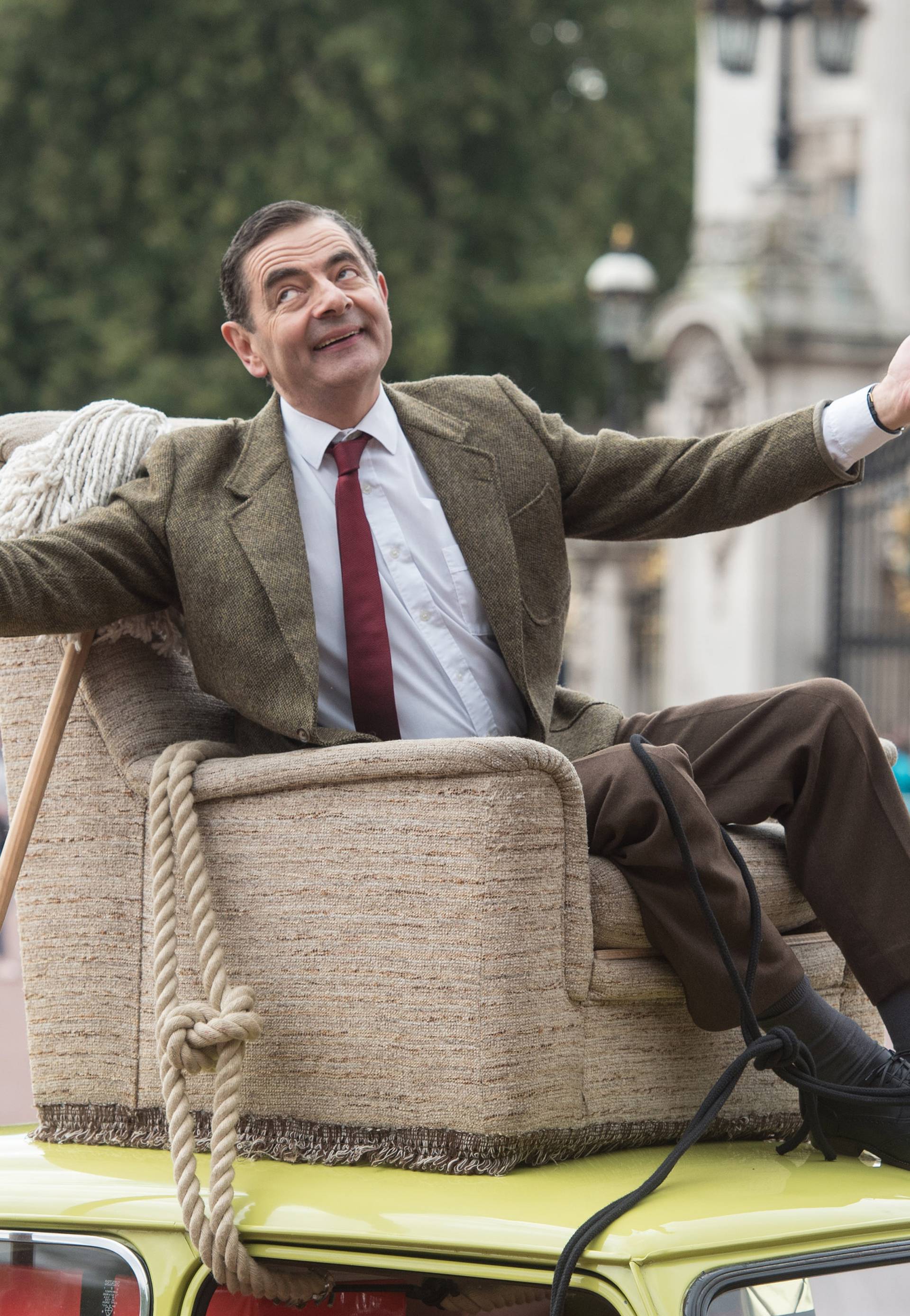 Mr Bean at Buckingham Palace