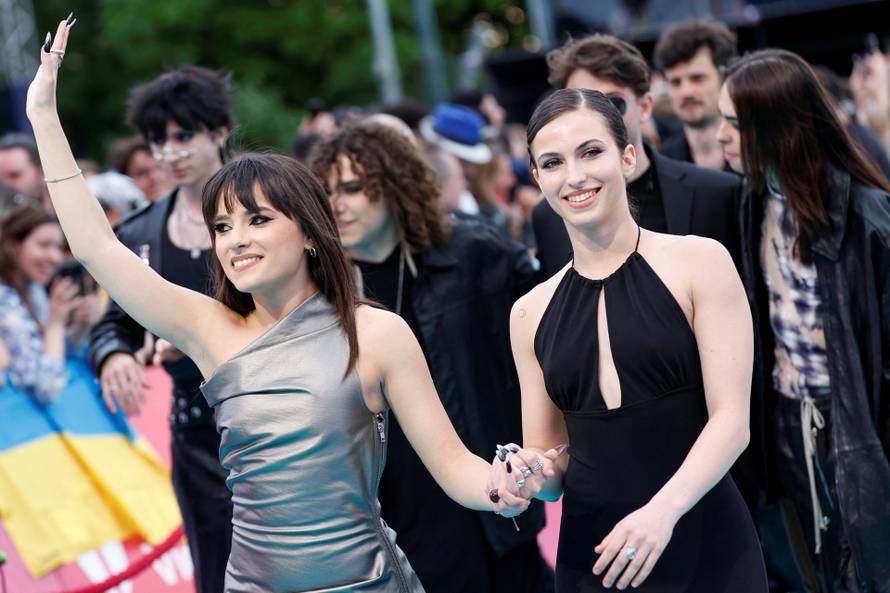 Eurovision Song Contest's 'Turquoise Carpet' event in Vienna