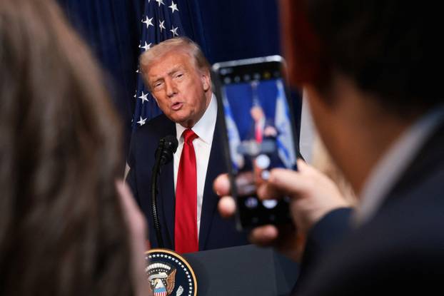 U.S. President Trump meets Israeli PM Netanyahu at Trump’s Mar-a-Lago club, in Palm Beach