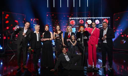 Dodijelili Ve&ccaron;ernjakove ru&zcaron;e: Slavili Jakov Jozinovi&cacute;, Enis Be&scaron;lagi&cacute;, Josipa Lisac...