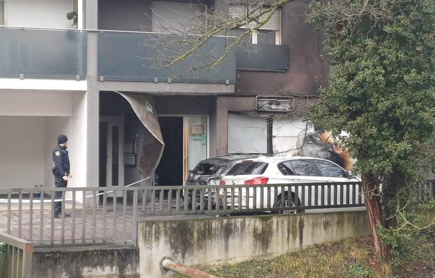 VIDEO Policija o buktinji na Črnomercu: Izgorjela dva auta istog obrta, oštećen i frizeraj