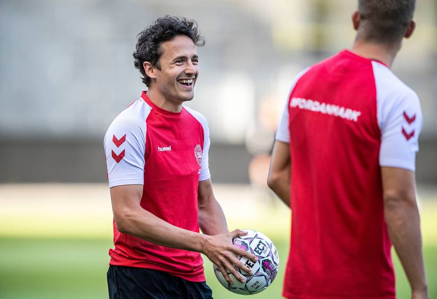 Soccer - International Friendly training - Denmark v Mexico