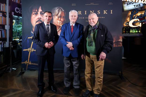 Zagreb: Premijera dugometražnog igrano-dokumentarnog filma "Zrinski"