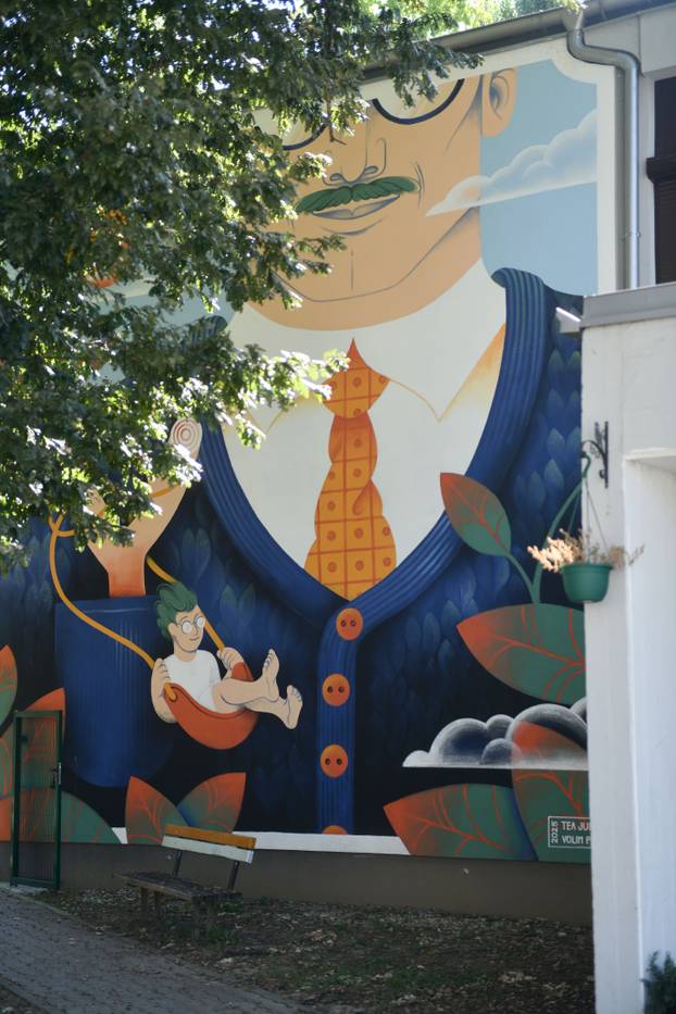 Zagreb: Mural umjetnice Tee Jurišić na OŠ Petra Preradovića