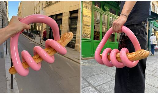 Kao da je klaun oblikovao balon - držač za baget je modni hit