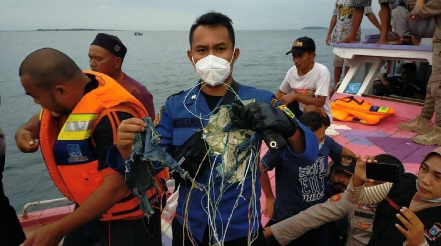 Suspected debris of Indonesian plane found