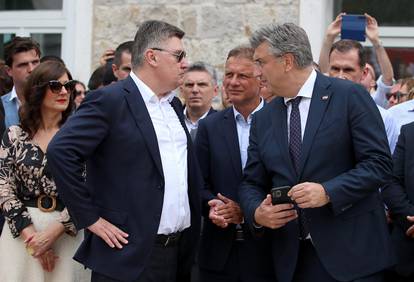 Zoran Milanović i Andrej Plenković srdačno se rukovali na 208. SInjskoj alci