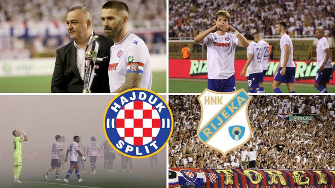 HNL Hajduk - Rijeka: Rokas Pukštas srušio Riječane u Jadranskom derbiju