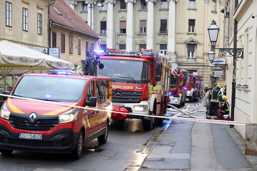Zagreb: Požar stana u Vlaškoj