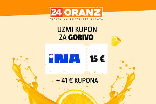 FANTASTIČNO! Za samo 1,99 € uzmi INA kupon za gorivo od 15 € i uživaj u 4 mjeseca Oranža!