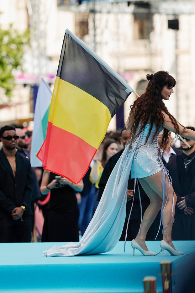 Eurovision Song Contest's 'Turquoise Carpet' event in Vienna