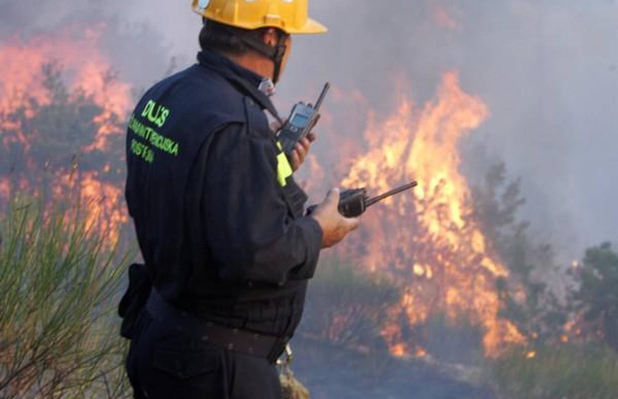 U Kameničkom Podgorju požar gasi 40 vatrogasaca
