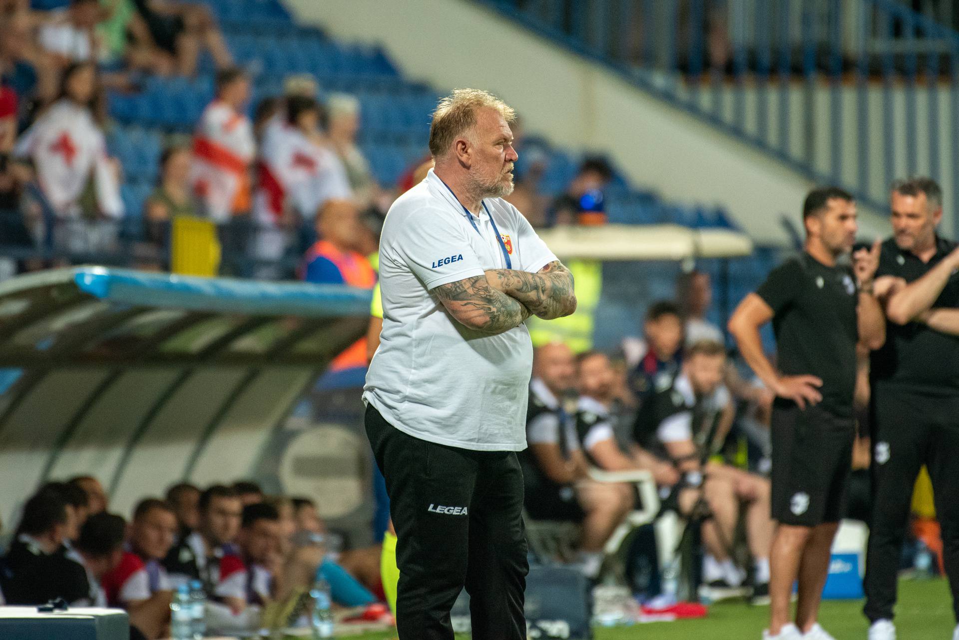 Prijateljska utakmica između nogometnih reprezentacija Crne Gore i Gruzije odigrana je na stadionu Pod Goricom