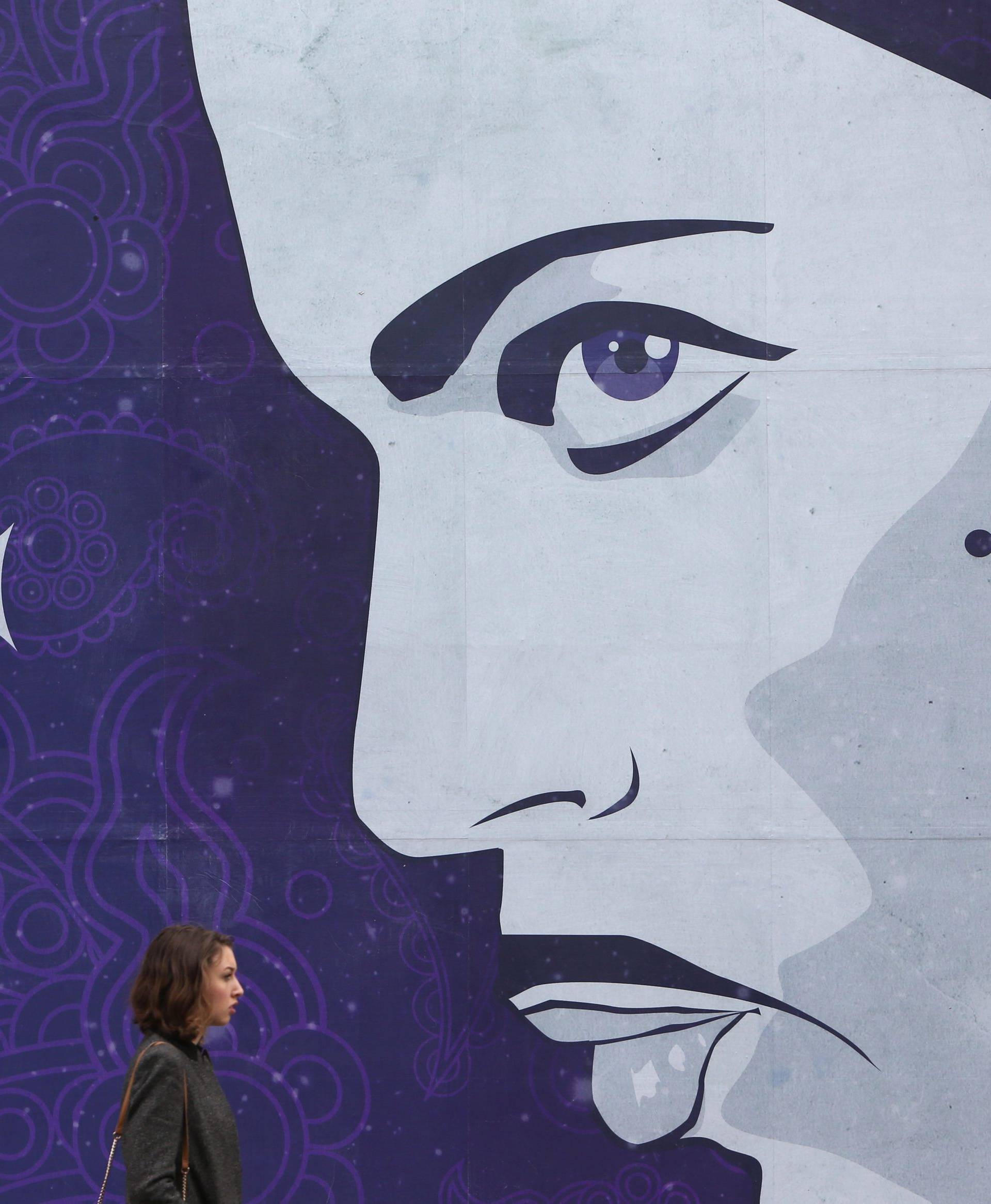 Mural in memory of Prince