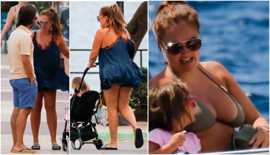 Tamara se 'opustila' uz obitelj na Ibizi: Vjetar joj dizao haljinu