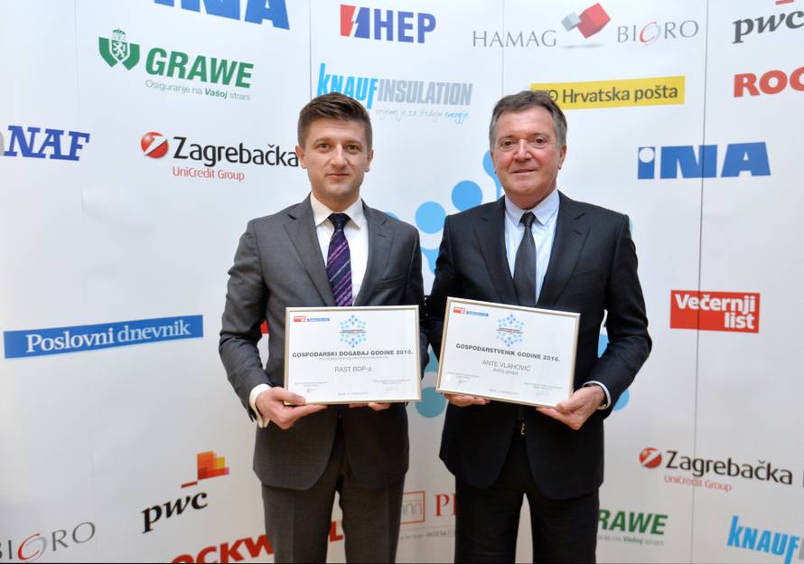 Ante Vlahović, čelnik Adrisa, je gospodarstvenik 2016. godine