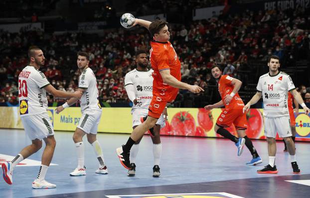 EHF 2022 Men's European Handball Championship - Group B - Netherlands v Portugal