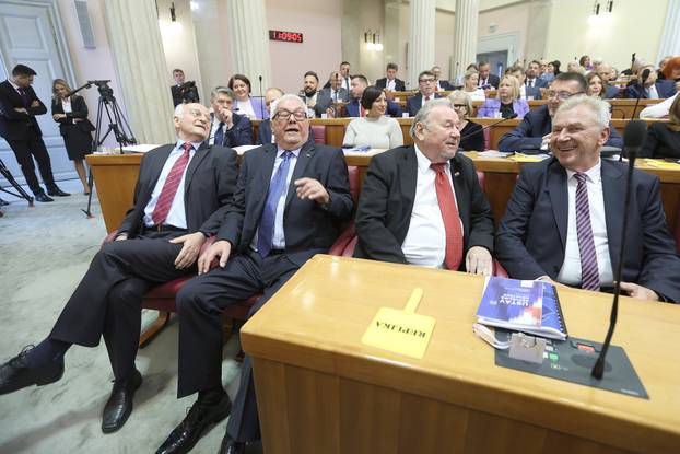 Uzvanici na konstituirajućoj sjednici 11. saziva Hrvatskog sabora
