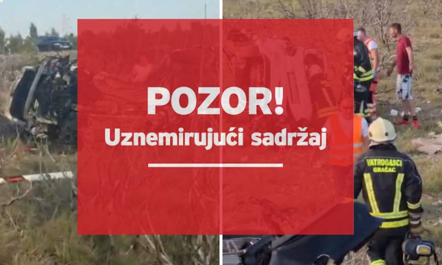 Prve fotografije s mjesta užasa: Ovdje je kod Obrovca poginulo dvoje. Automobili su smrskani!