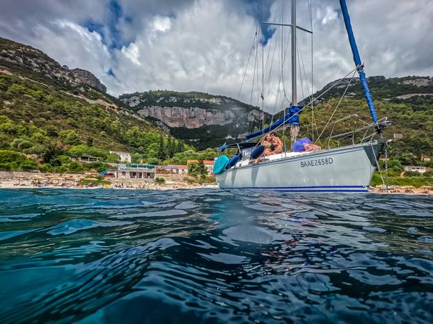Uvala Pupnatska Luka na otoku Korčuli