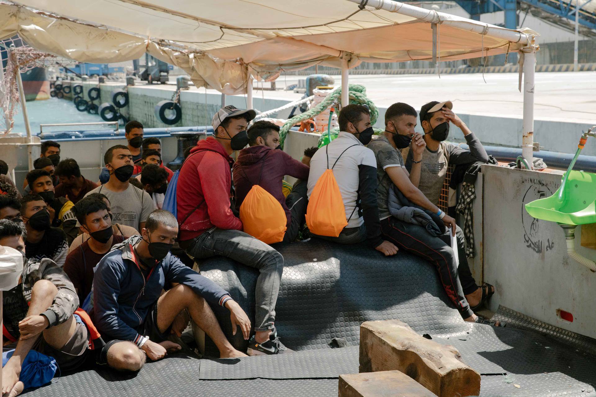 German NGO search and rescue ship Sea-Watch 3 arrives in Sicily with rescued migrants on board