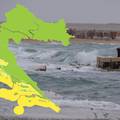 Sti&zcaron;e ljep&scaron;e vrijeme: Ponegdje jo&scaron; pljuskovi i grmljavina, na snazi meteoalarm zbog vjetra