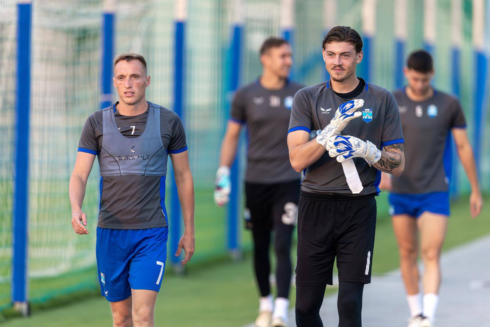 Nogometaši Osijeka večernji trening odradili na Opus Areni