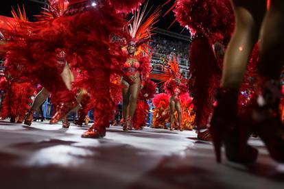 Carnival magic descends on Rio as second night of elite samba schools lights up the Sambadrome, in Rio de Janeiro