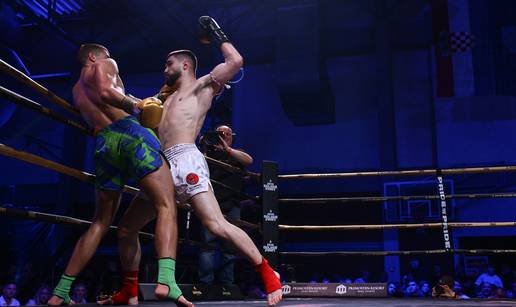 FOTO Berti&cacute;ev nokaut odu&scaron;evio Dubravu: Golden Fight priredio spektakl s 14 vatrenih me&ccaron;eva