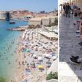 FOTO Ili zidić u hladu, ili na plažu: Dubrovnik je pun turista, ne smetaju im ni ove vrućine...