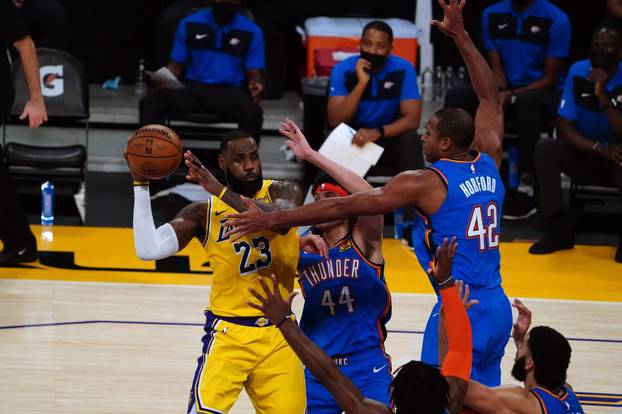 NBA: Oklahoma City Thunder at Los Angeles Lakers