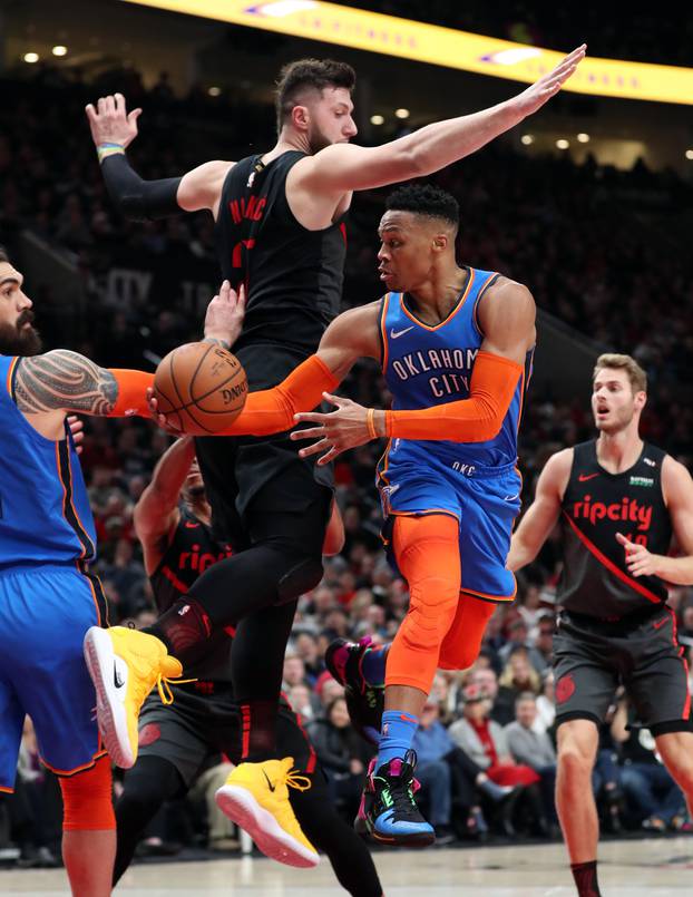 NBA: Oklahoma City Thunder at Portland Trail Blazers