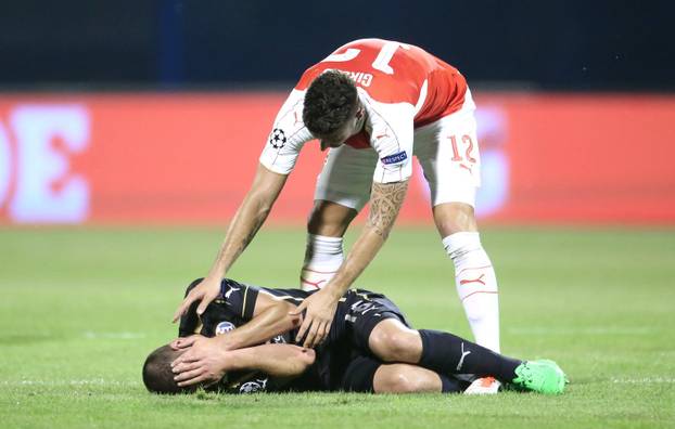 Zagreb: UEFA Liga prvaka, skupina F, 1. kolo, GNK Dinamo - Arsenal FC