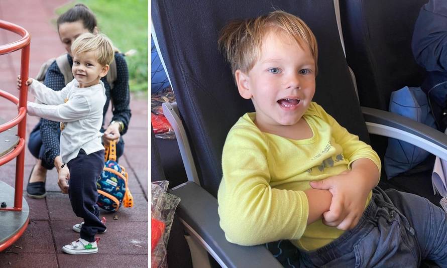 Maleni Šimun (4) otputovao na nove operacije pa tješio obitelj: 'Nemojte plakati, brzo ću doći...'