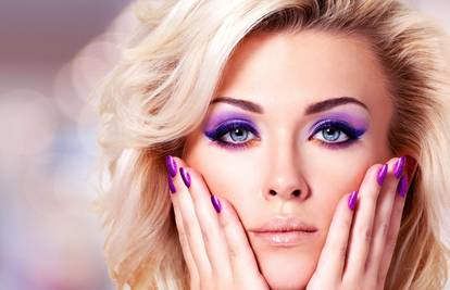 Savjeti za šminkanje: Pastelno ljubičasta naglašava plave oči