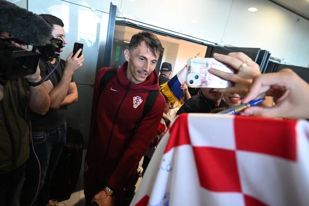 Velika Gorica: Doček hrvatske nogometne reprezentacije